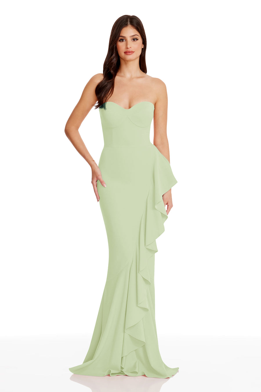 PARIS GOWN / SAGE