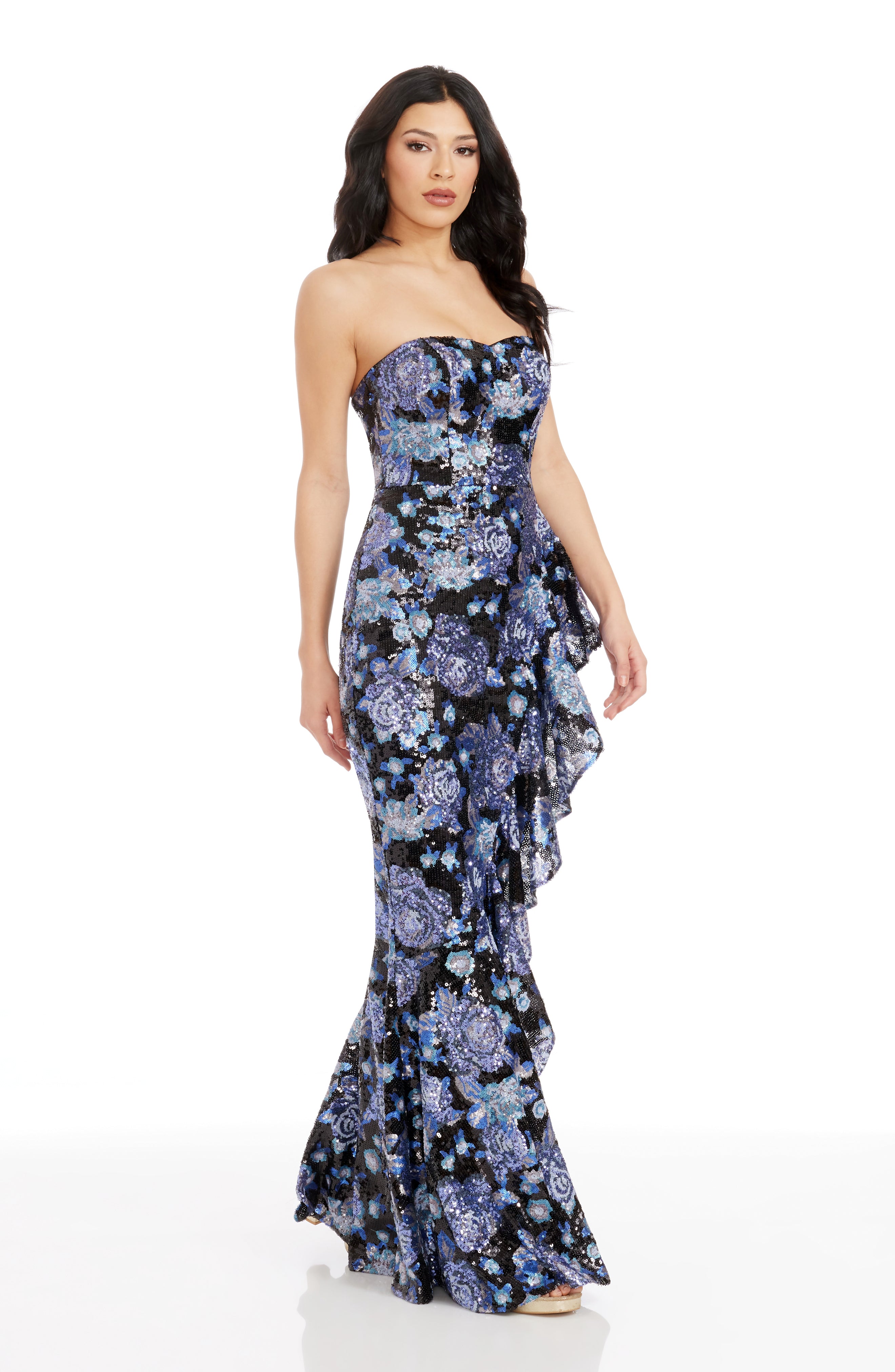 Dress The Population Paris Mermaid Gown Dress The Population Paris Mermaid Gown