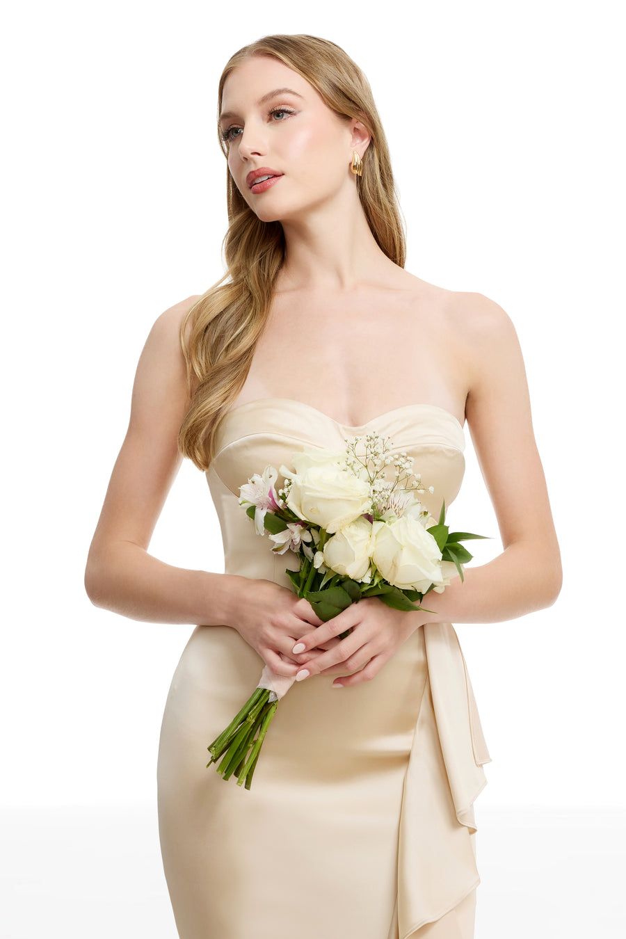 dress the population paris gown Dress The Population Paris Sequin Ruffle Strapless Maxi Dress