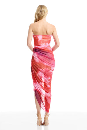 PHOENIX DRESS / BLUSH MULTI