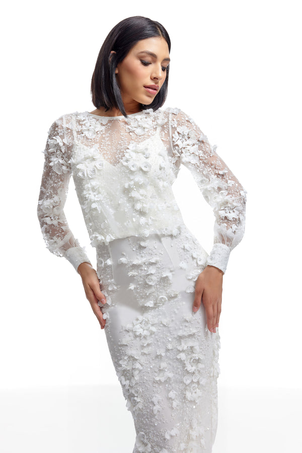 Pilar Dress / White