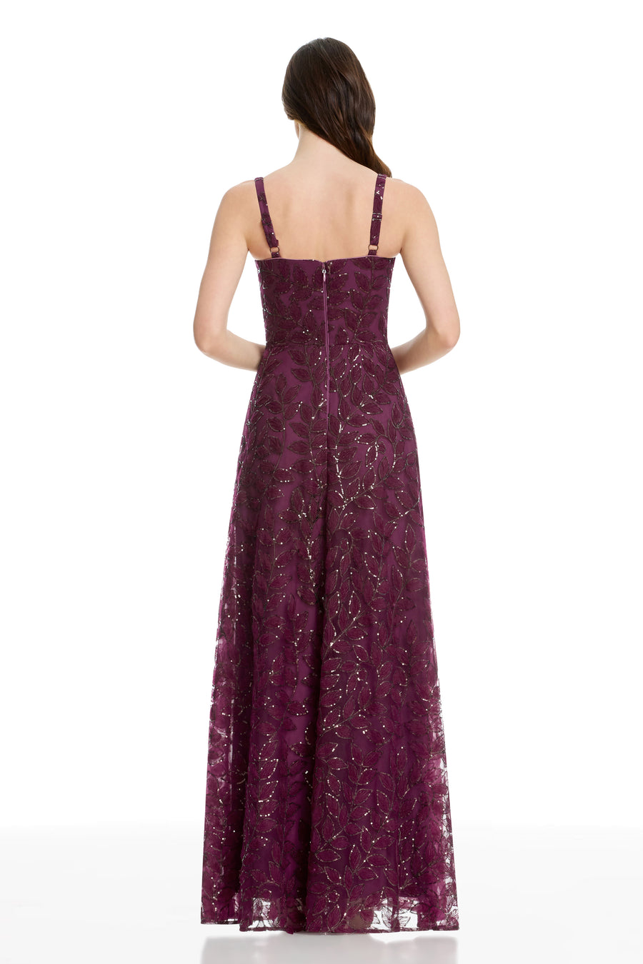 PIPER DRESS / DARK CHERRY