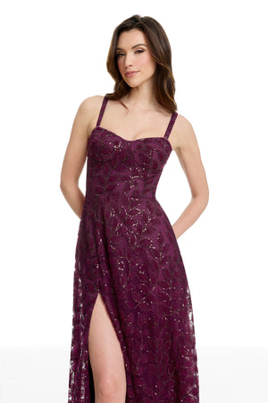 PIPER DRESS / DARK CHERRY