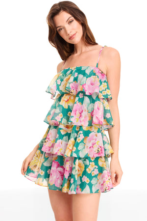 PIXIE DRESS / PINE MULTI