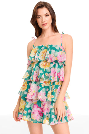 PIXIE DRESS / PINE MULTI
