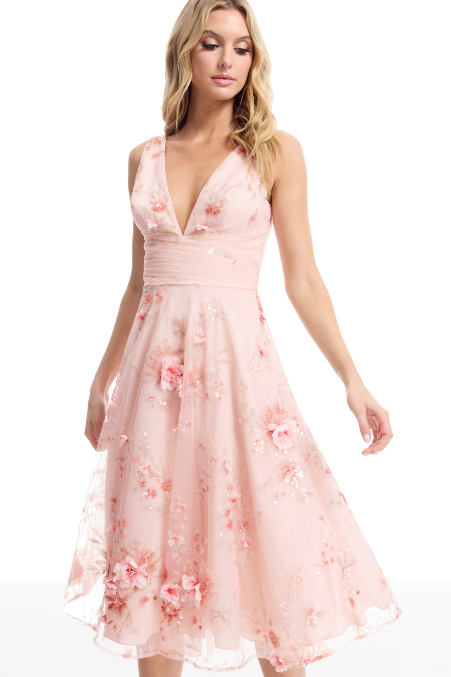 POSIE DRESS / BLUSH MULTI