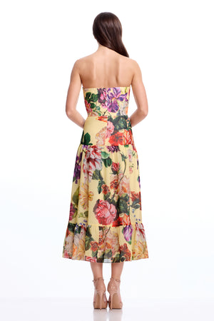 Prescott Dress / GOLDEN FLORAL MULTI
