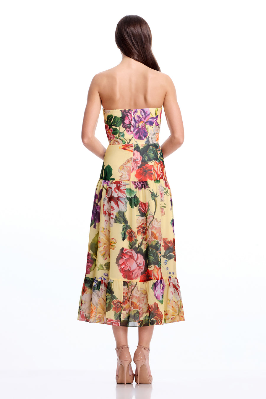 Prescott Dress / GOLDEN FLORAL MULTI