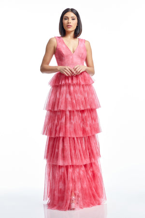 Radhika Dress / Raspberry Multi