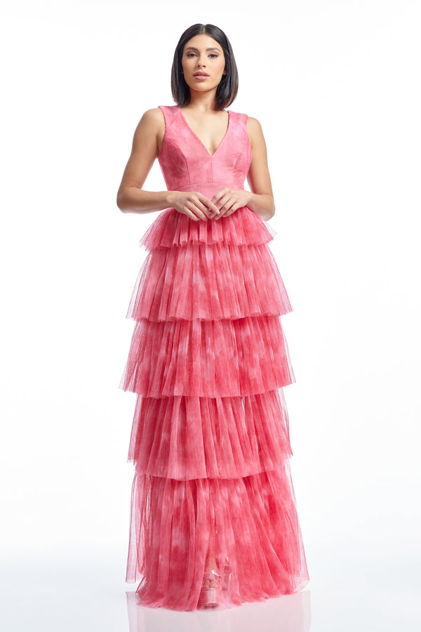Radhika Dress / Raspberry Multi