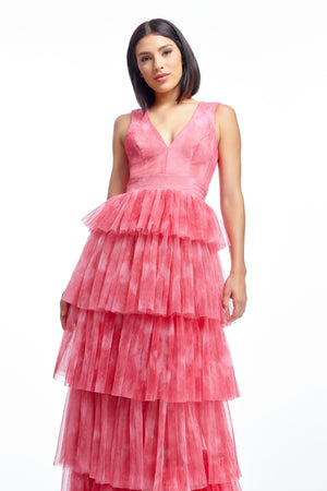 Radhika Dress / Raspberry Multi