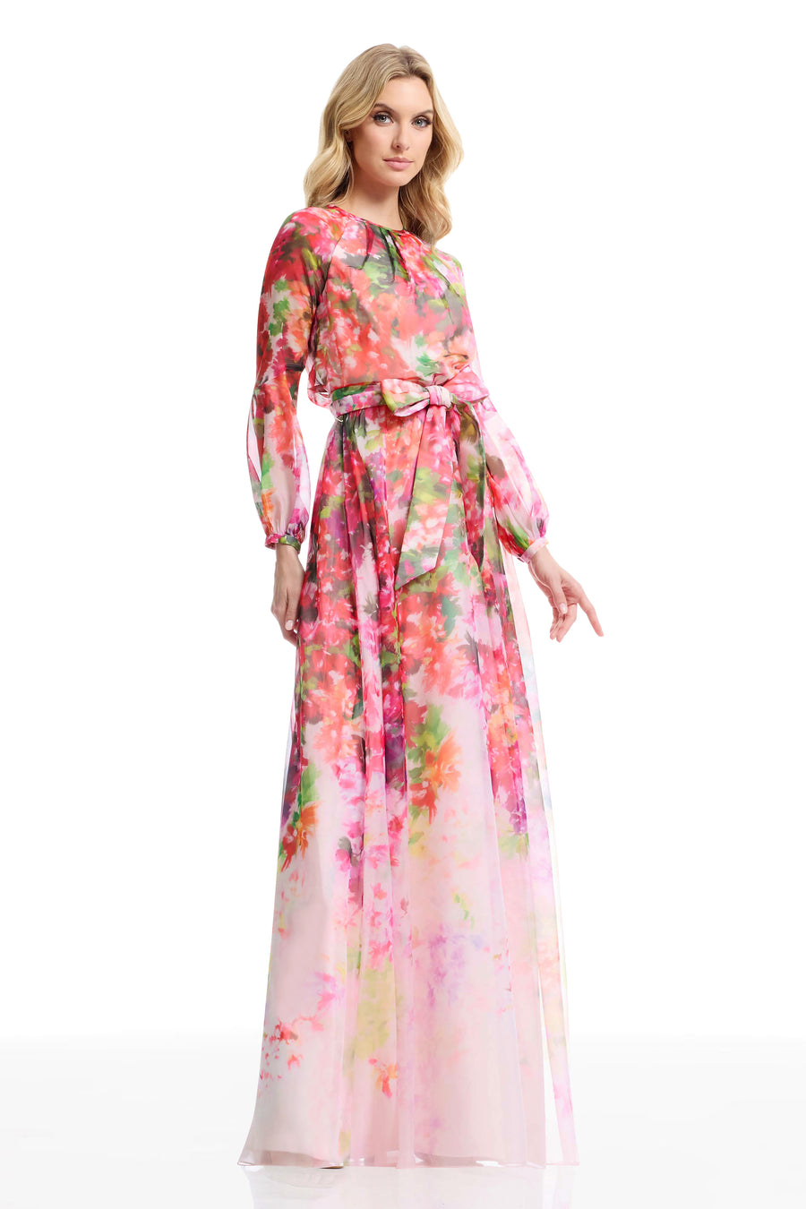 RAINEY GOWN / BLUSH MULTI