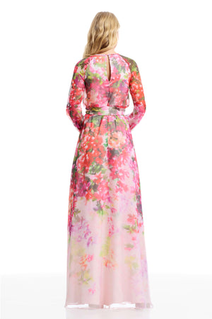 RAINEY GOWN / BLUSH MULTI