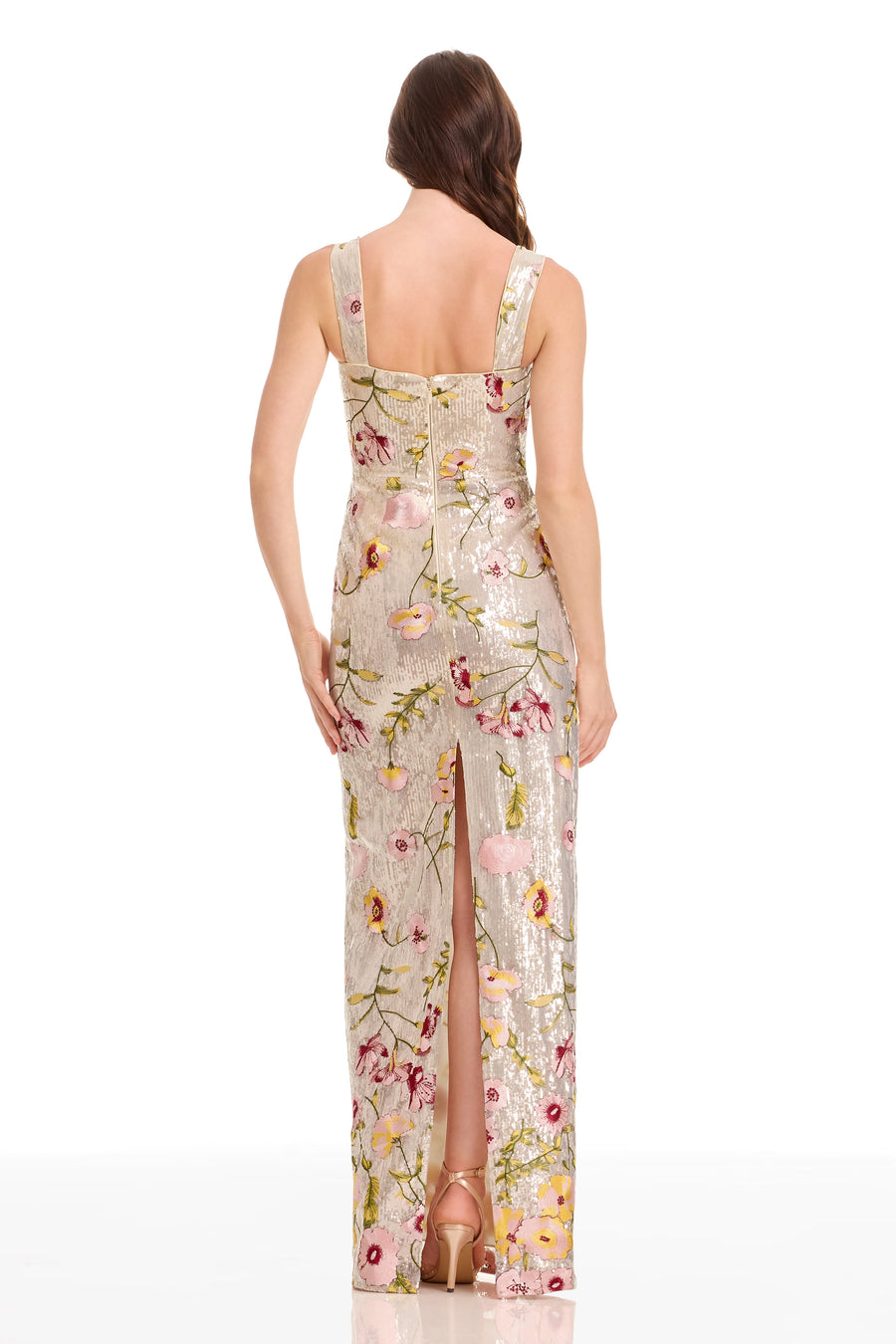 REESE DRESS / CHAMPAGNE MULTI