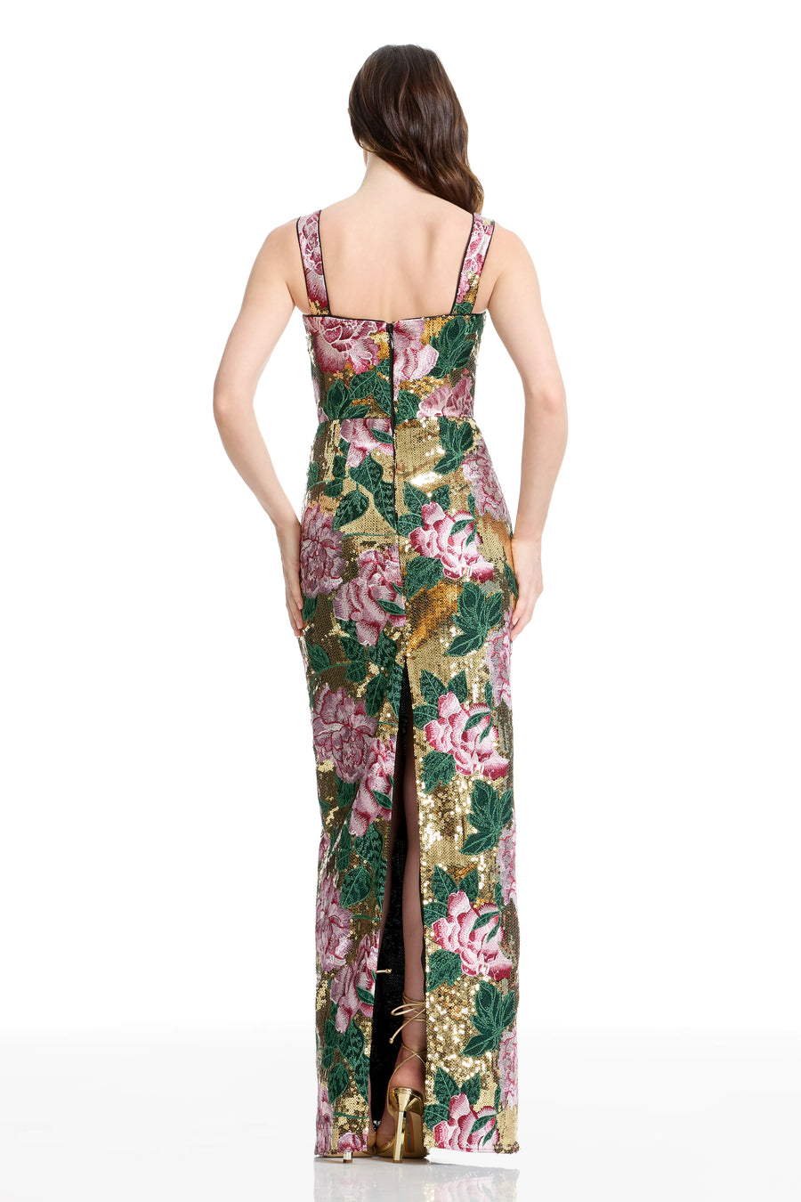 REESE DRESS / GOLD MULTI