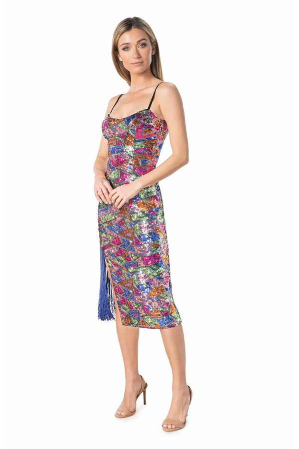 Rory Dress / WISTERIA MULTI