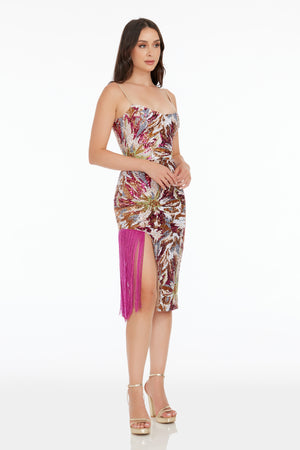 Rory Dress / DARK MAGENTA M