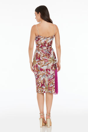 Rory Dress / DARK MAGENTA M