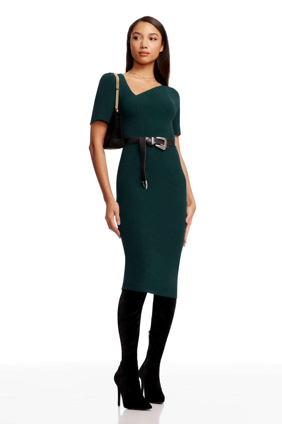 RUTH DRESS / PINE
