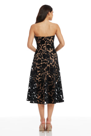 Sadie Dress / BLACK-NUDE