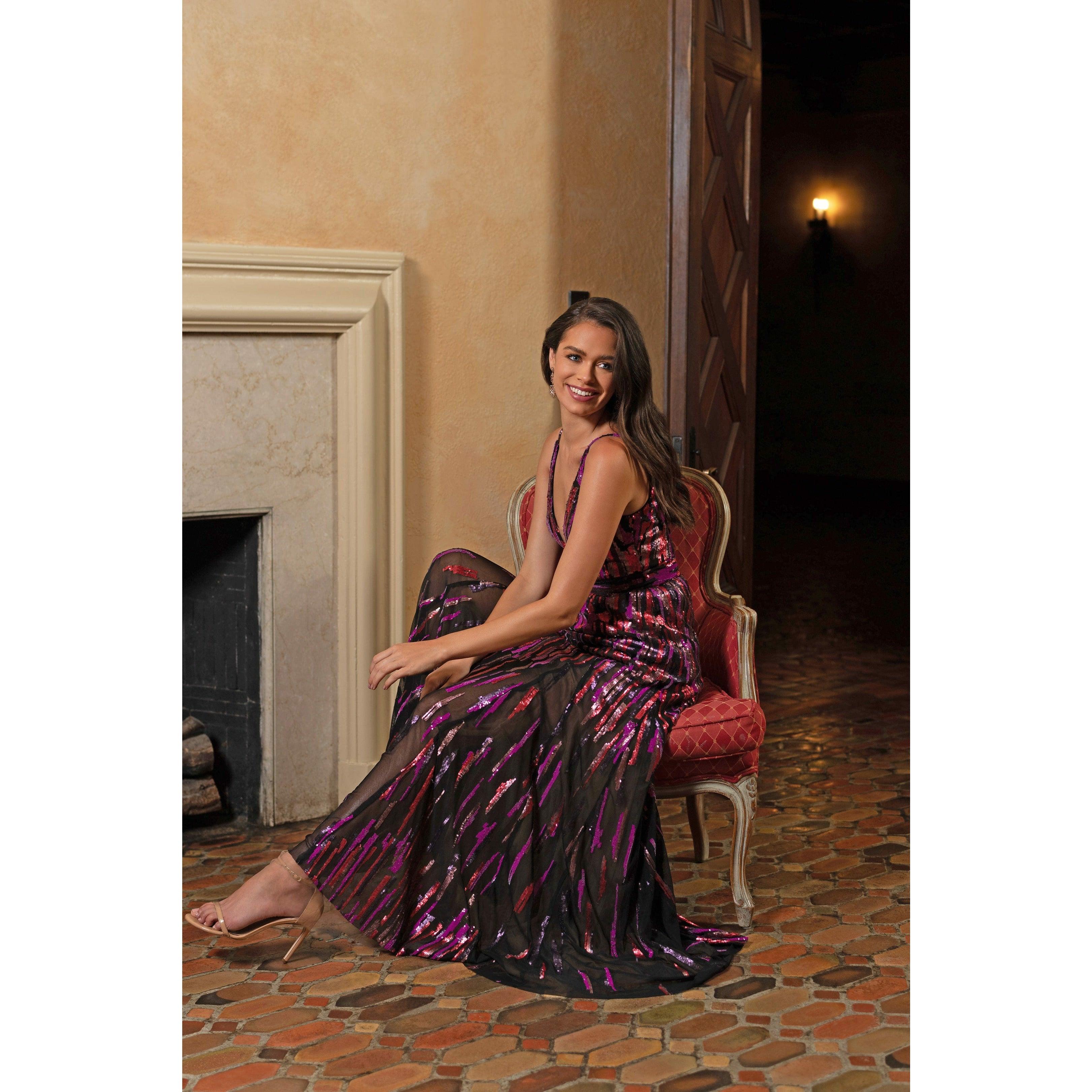 Samira Sequin Gown – Dress the Population