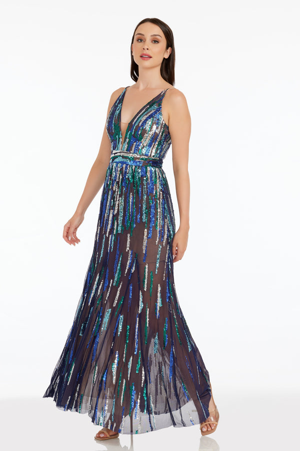 Samira Gown / FUCHSIA MULTI