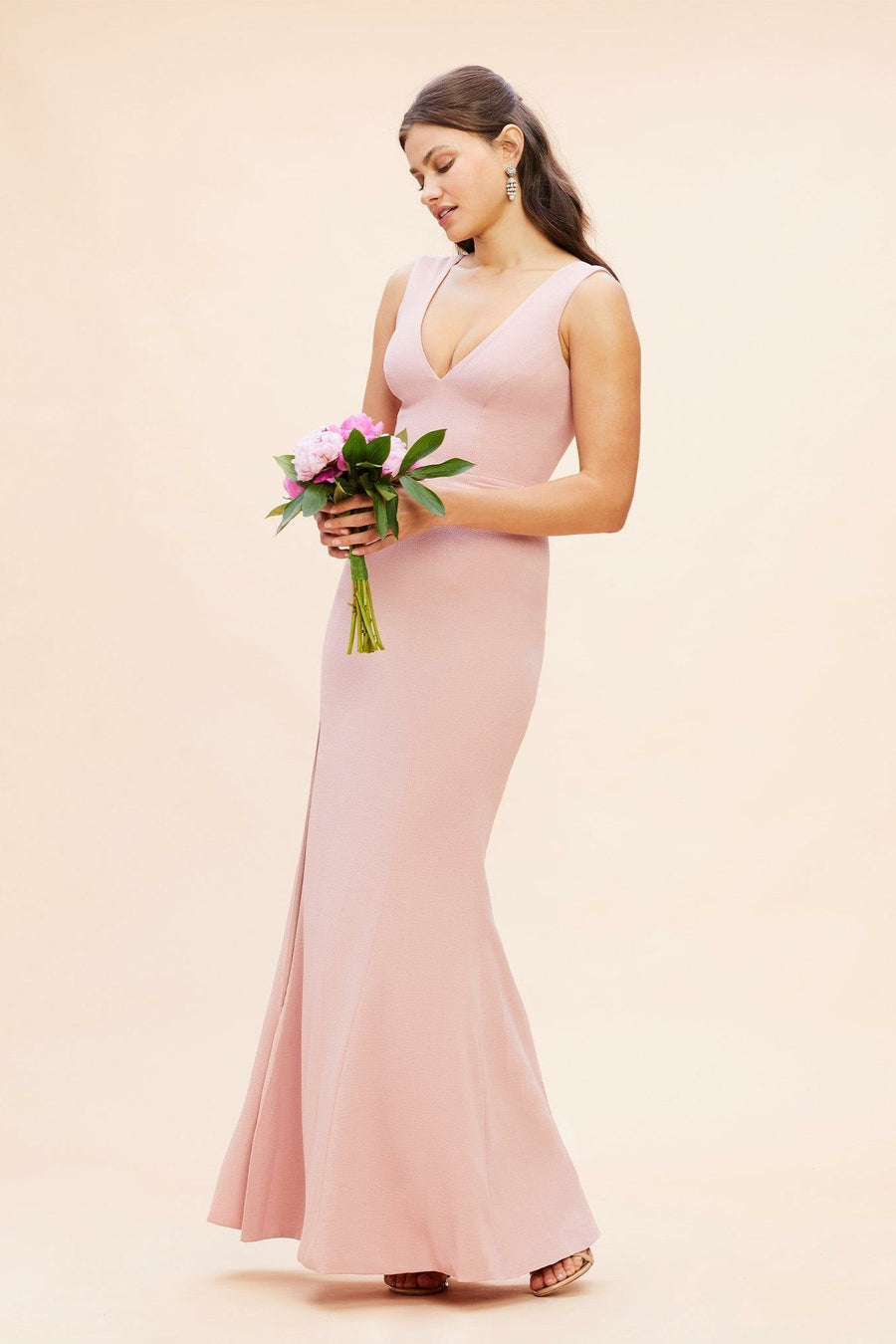 dress the population sandra Dress The Population Sandra Gown - Pink