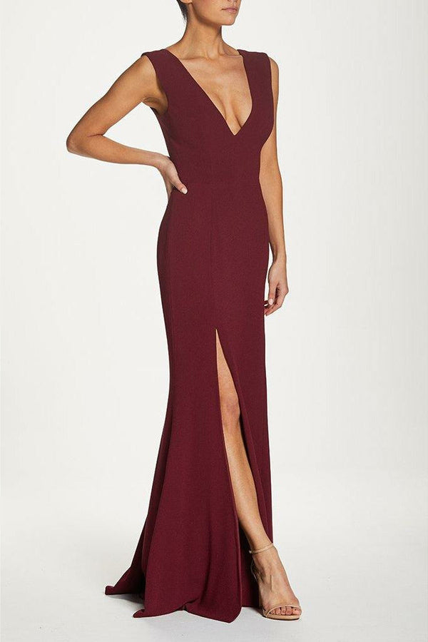 Sandra Gown / BURGUNDY