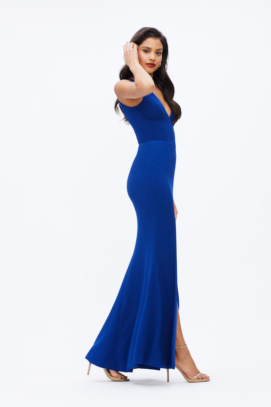 dress the population sandra mermaid gown Dress The Population Sandra Gown - Pink