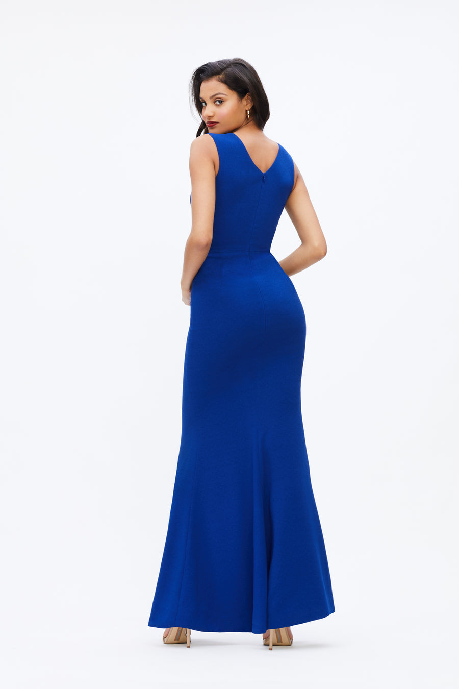 Dress the Population Sandra Gown - Blue - Gowns Dress the Population Sandra Gown - Blue - Gowns