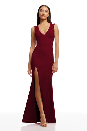 SANDRA DRESS / GARNET