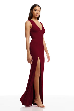 SANDRA DRESS / GARNET