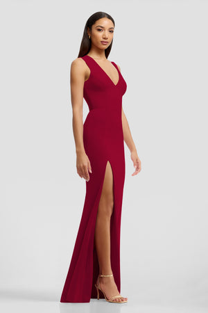 SANDRA DRESS / GARNET