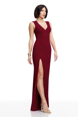 SANDRA DRESS / GARNET