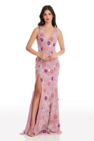 Sandra Gown / ORCHID MULTI