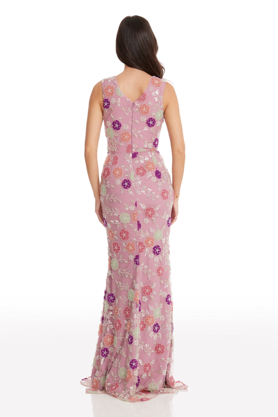 Sandra Floral Gown XXL / ORCHID MULTI Sandra Floral Gown XXL / ORCHID MULTI