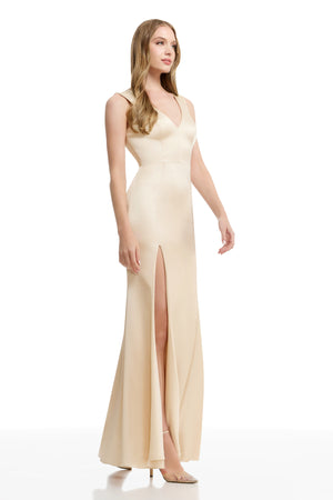 SANDRA DRESS / CHAMPAGNE