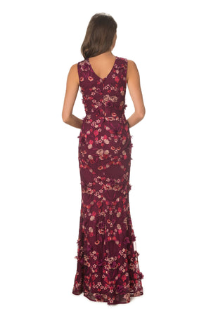 Sandra Gown / DARK MAGENTA M