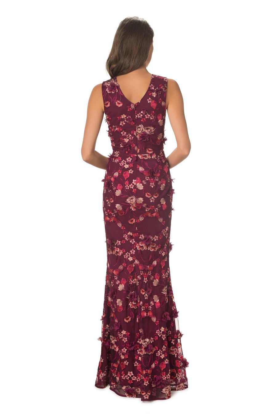 Sandra Gown / DARK MAGENTA M