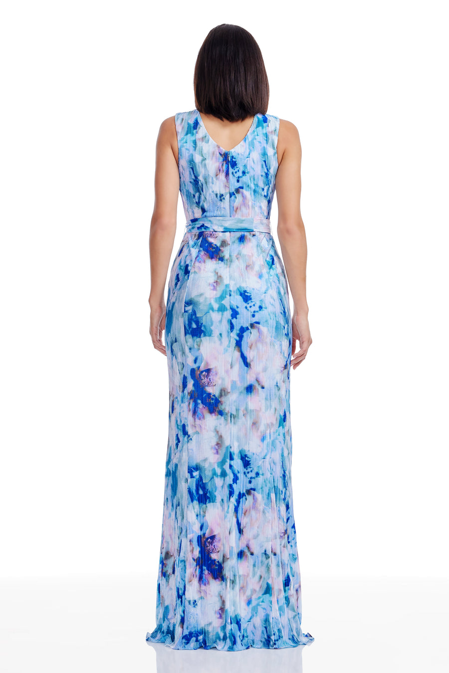Sandra Gown / PALE BLUE MULTI