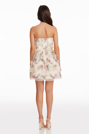 Sasha Dress / IVORY MULTI