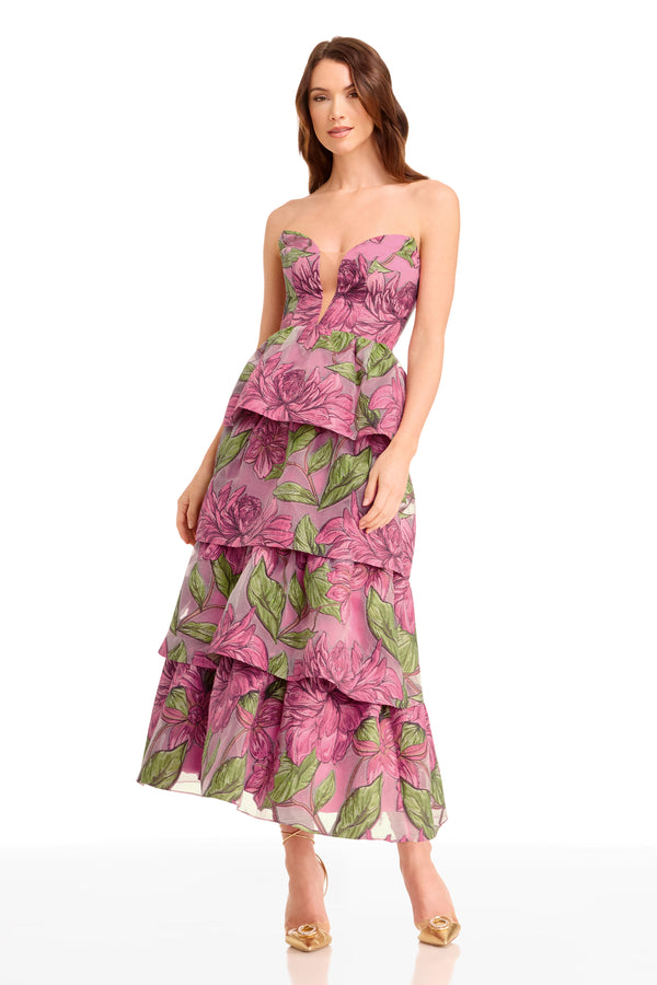 SAVANNAH DRESS / BRIGHT FUCH M