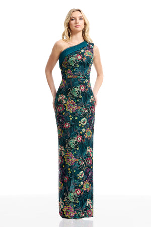 SAWYER DRESS / PEACOCK BLUE M