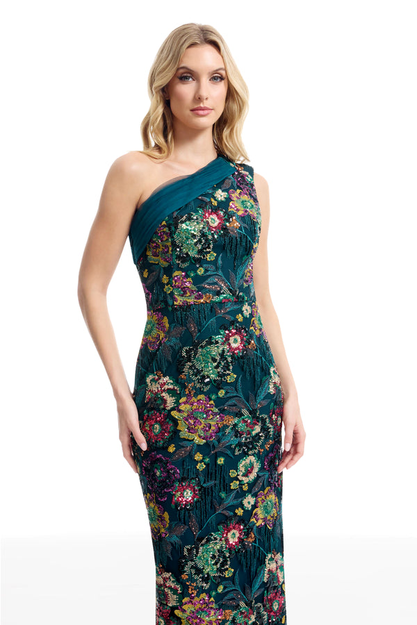 SAWYER DRESS / PEACOCK BLUE M