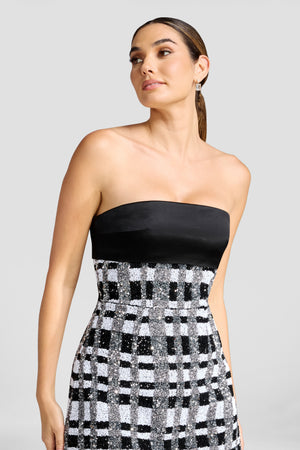 Scottie Dress / BLACK-WHITE