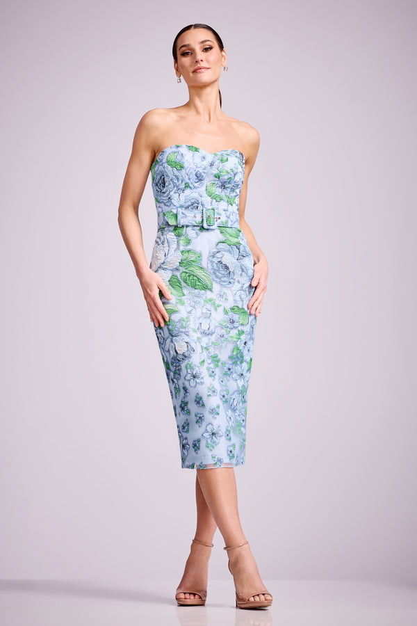 SHAILENE DRESS / SKY MULTI