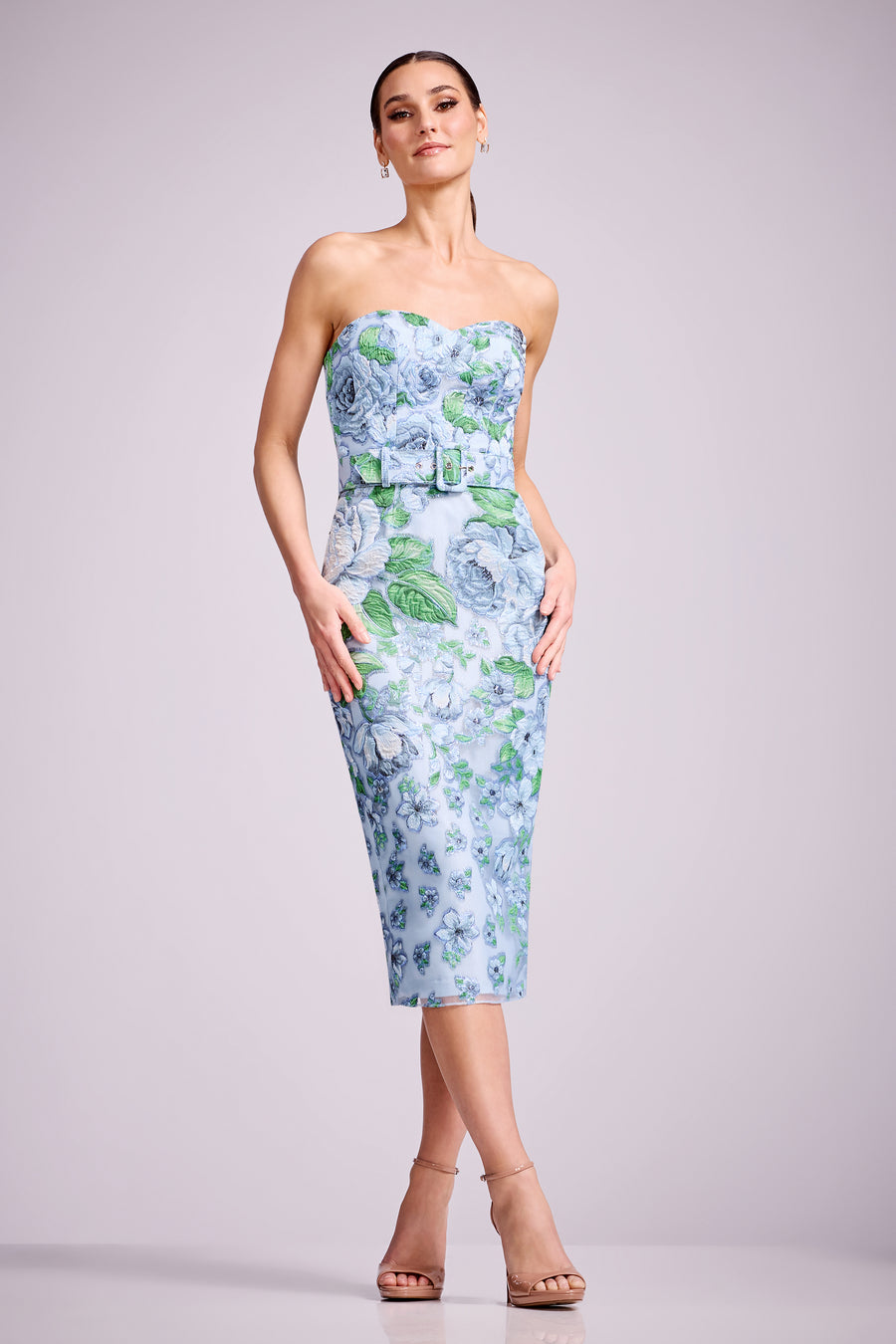 SHAILENE DRESS / SKY MULTI