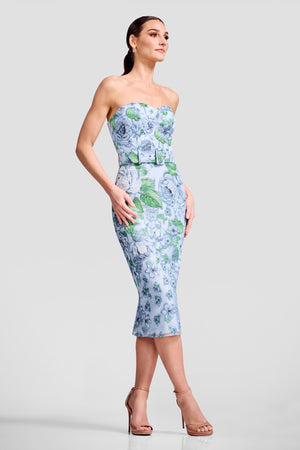 SHAILENE DRESS / SKY MULTI