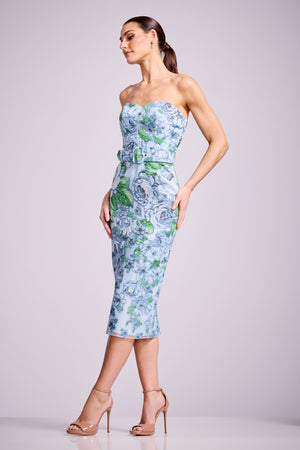 SHAILENE DRESS / SKY MULTI