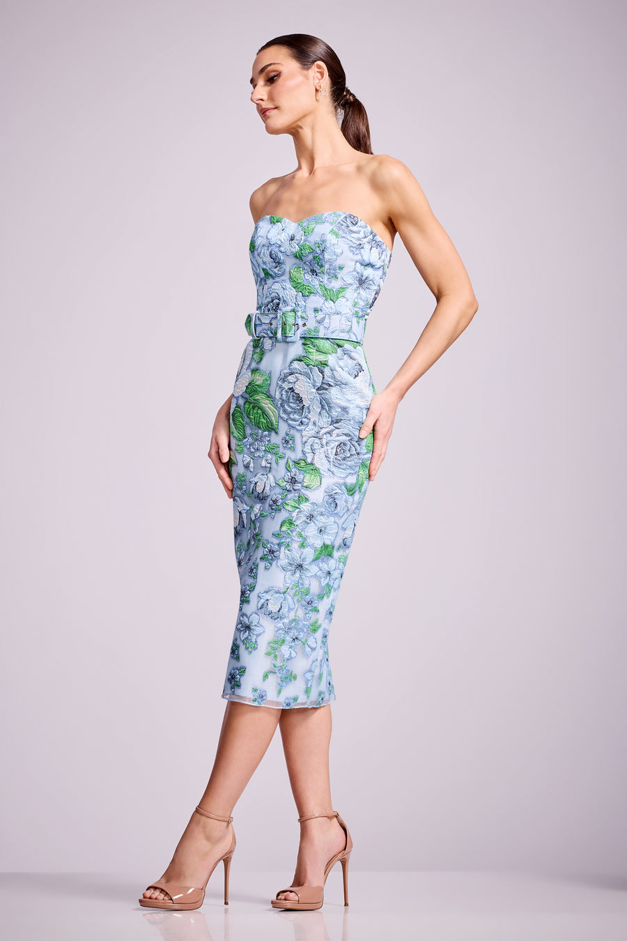 SHAILENE DRESS / SKY MULTI